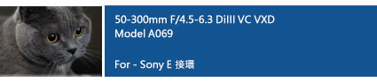 50-300mm F/4.5-6.3 DiIII VC VXD